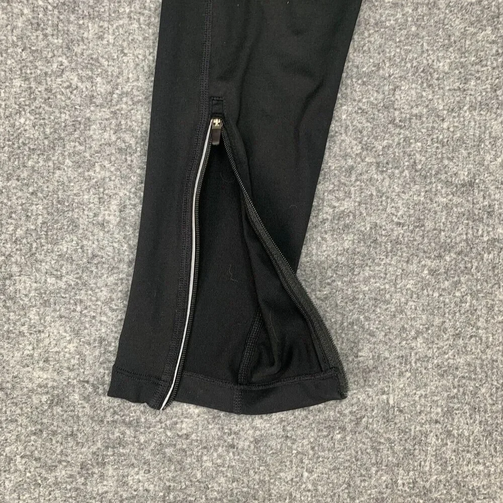 Nike Power Flash Essential Tight Women M Medium Ankle Zip Reflective Dri Fit